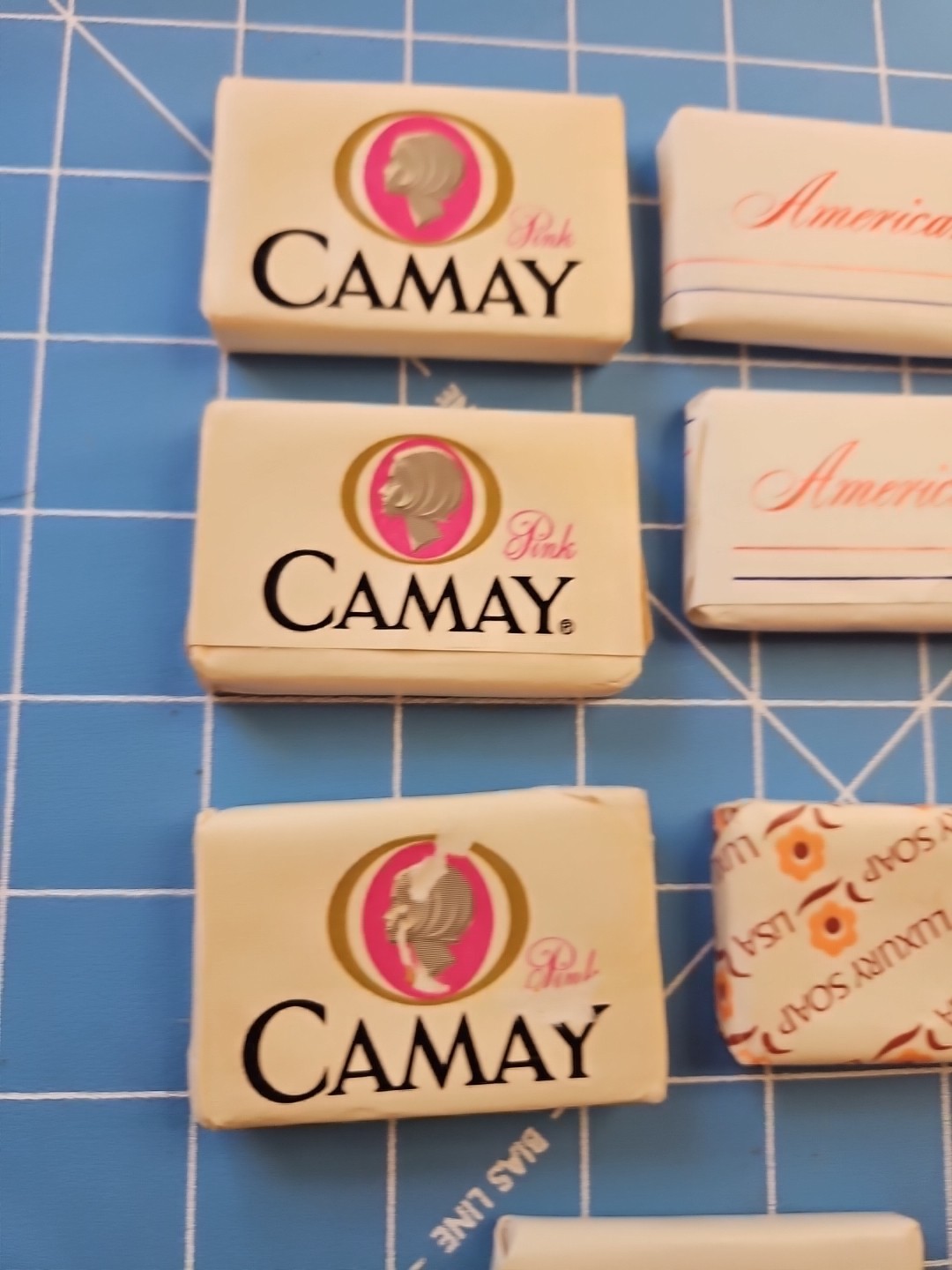 Pink Camay beauty soap bars new old stock Lot Of 11 vintage Purex American Mixed