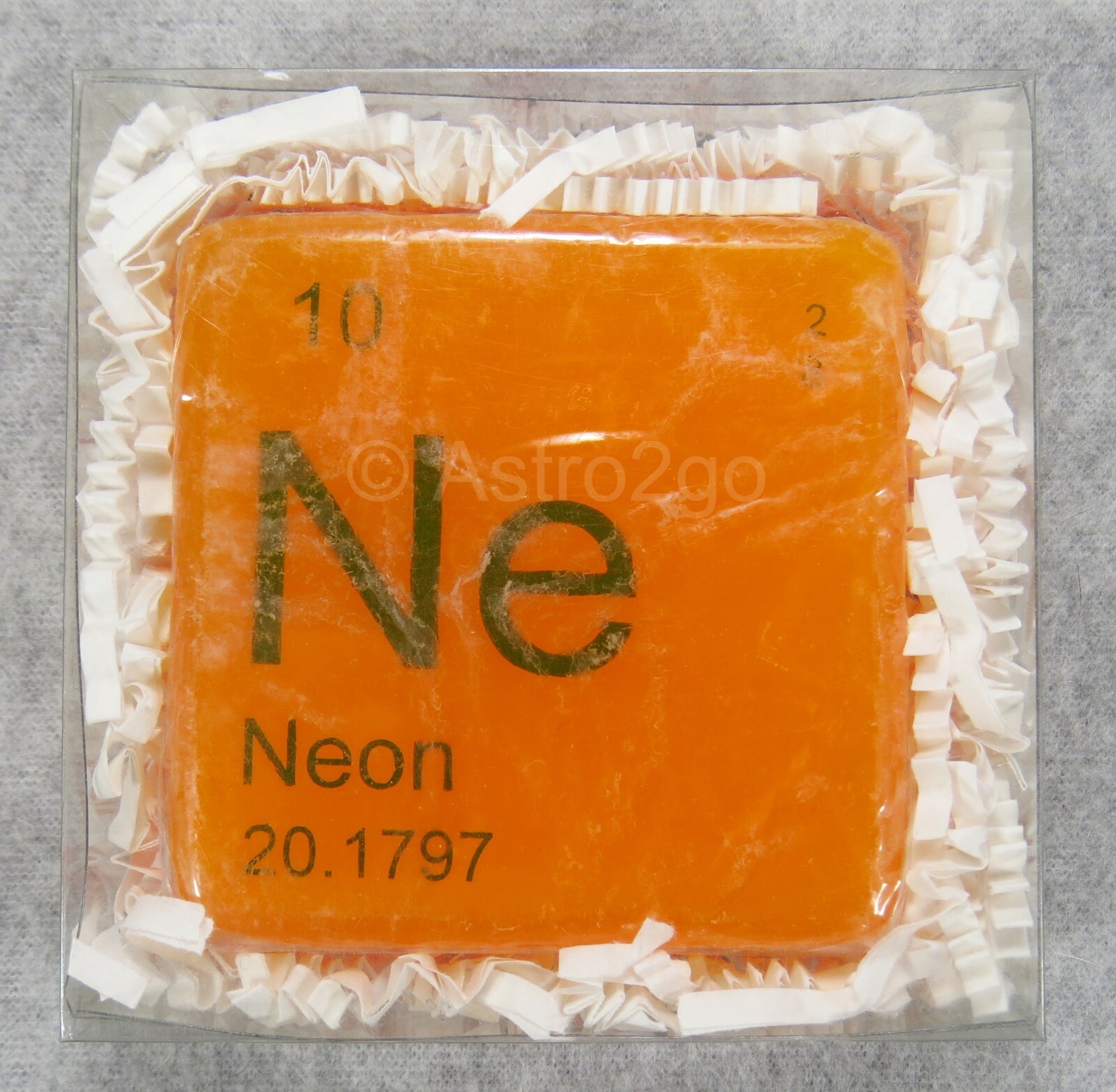 PERIODIC TABLE ELEMENT “Ne” NEON NOVELTY HAND BATH SOAP-4 oz JUST BUBBLY NEW!