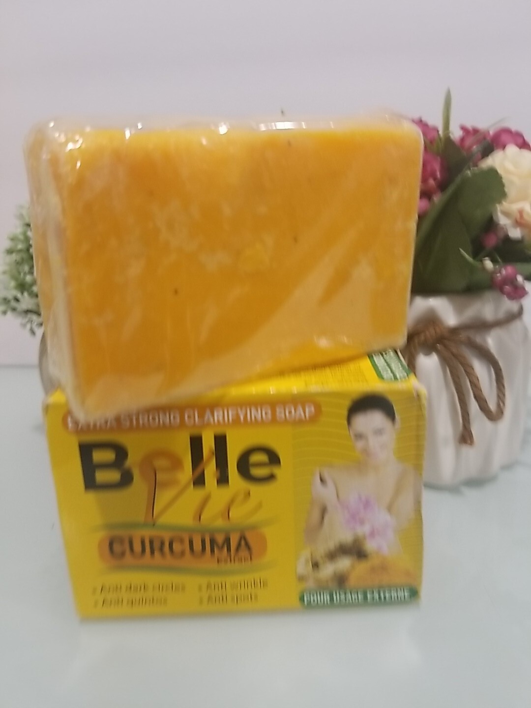 6X Belle Vie Rich Turmeric Soap Curcuma Extract 225g 💯% AUTHENTIC (Lot Of 6)