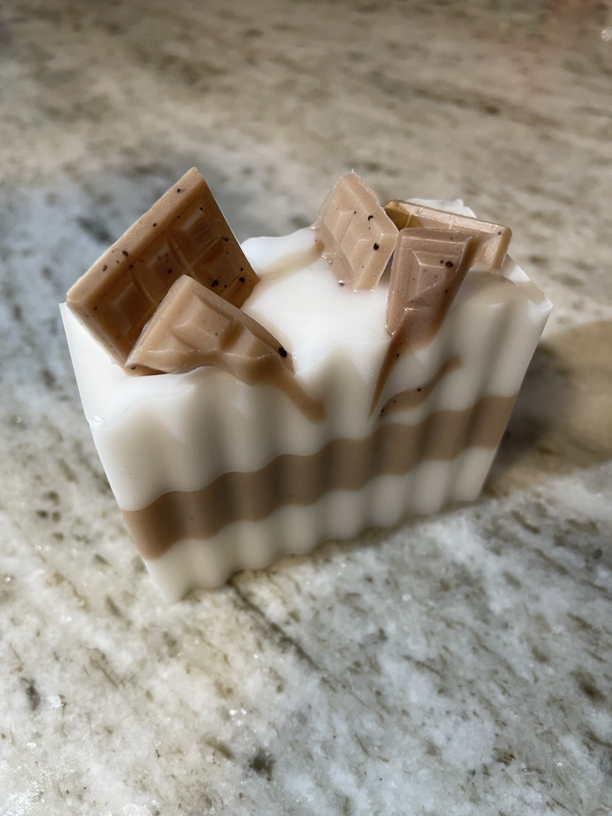 All Natural Goat Milk Soap Bar, Vanilla Chocolate Chip – 100% Natural Cacao