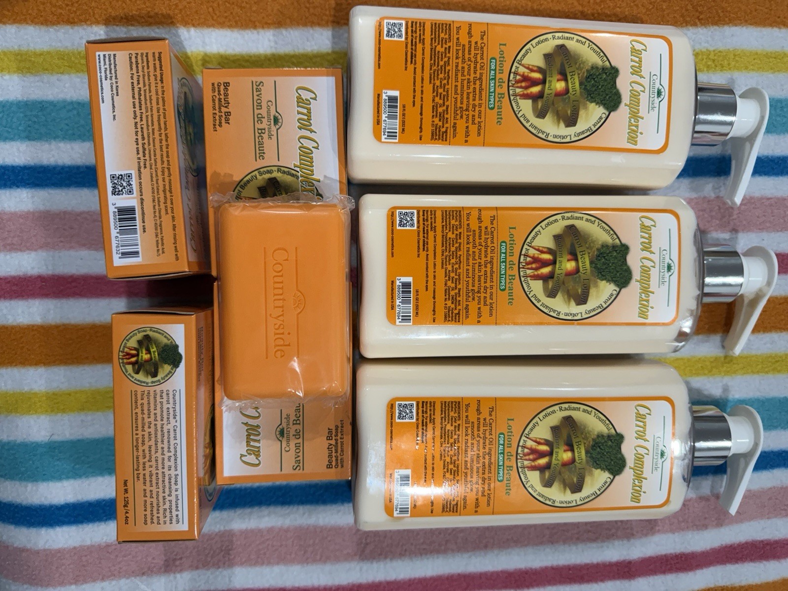 10pcs 5 Soap + 5 Lotion