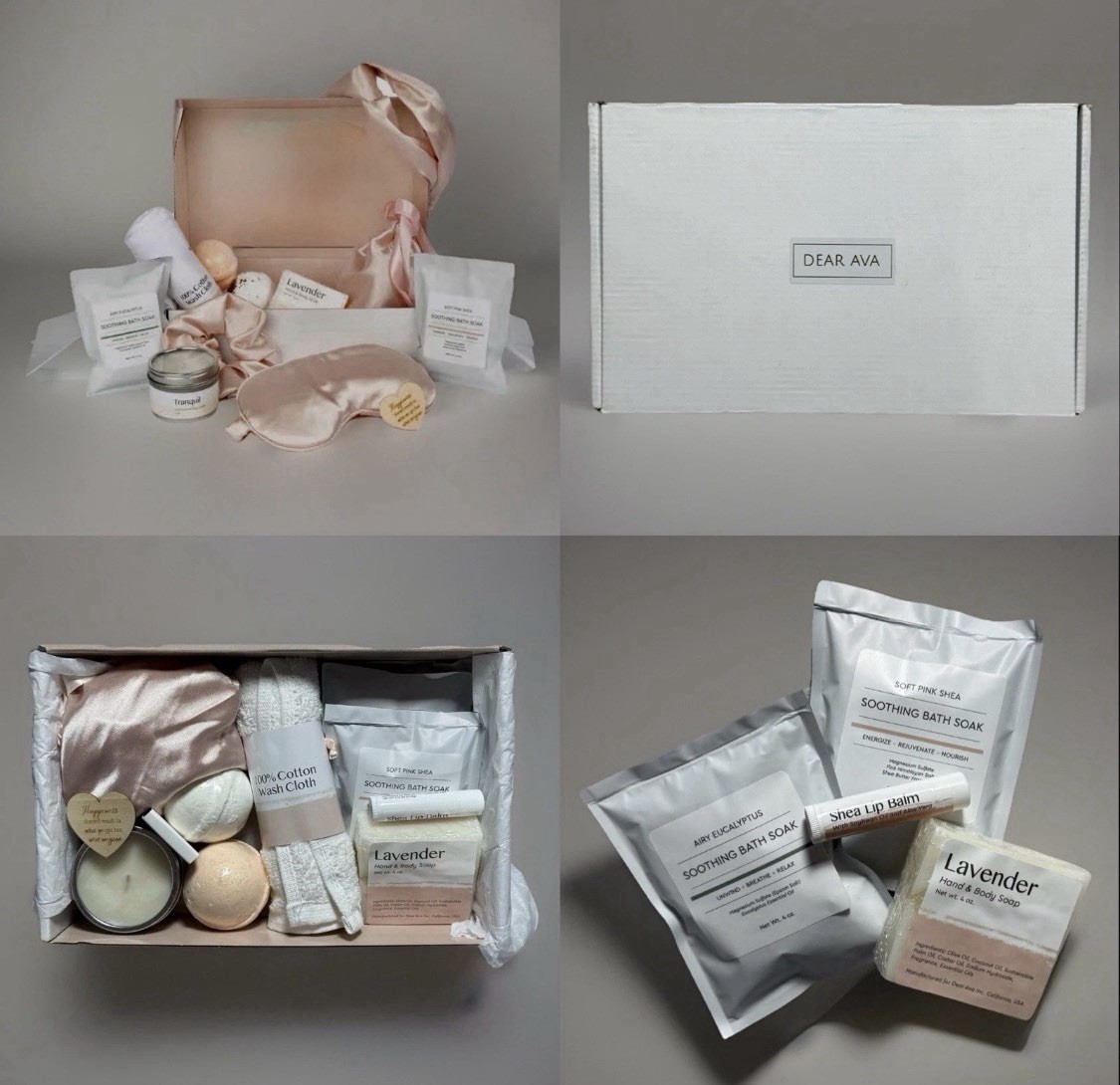 Dear Ava Luxury Spa Gift Box Set Bath Body Care Premium Set For Her BNIB