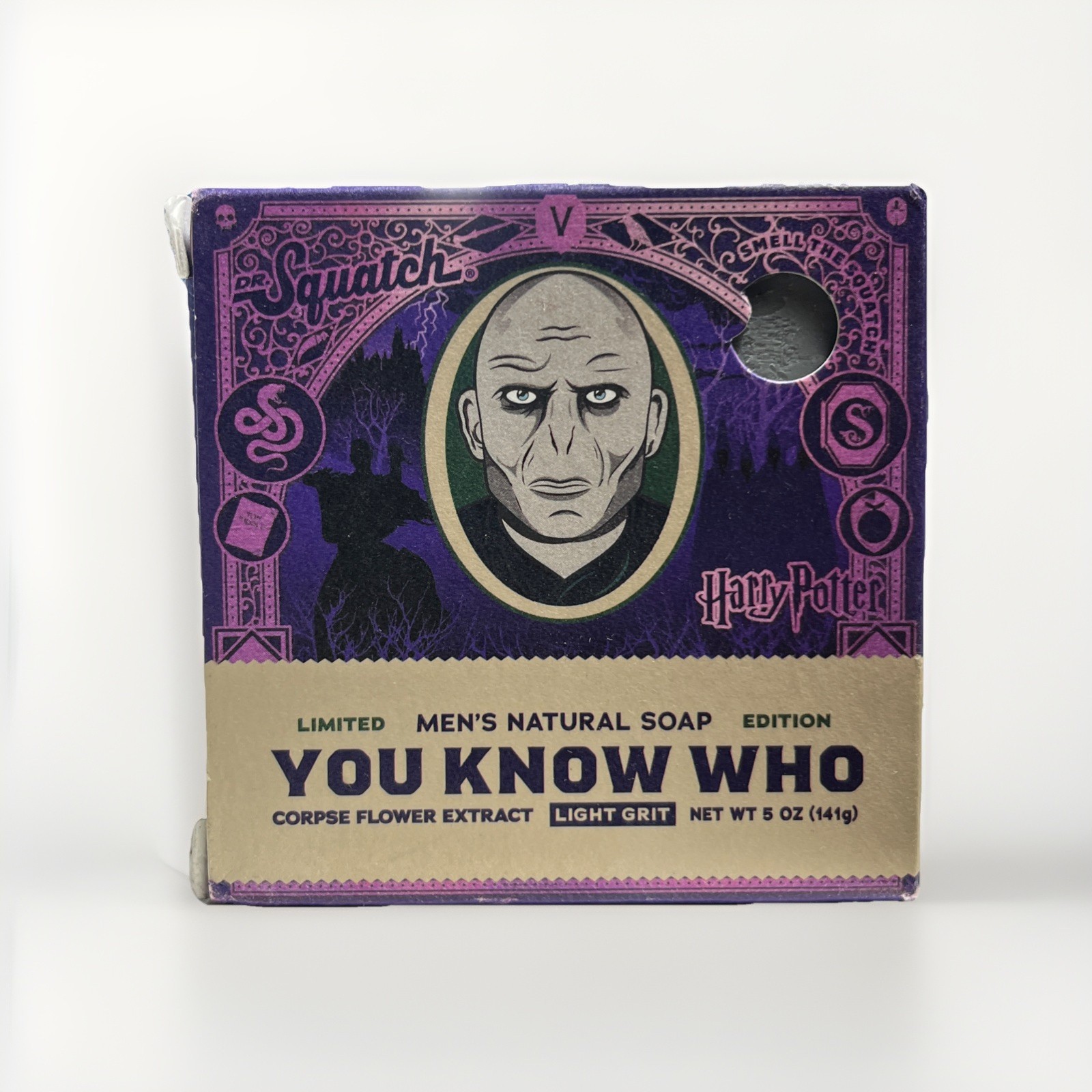 Dr Squatch “HARRY POTTER COLLECTION” Limited Edition Soap Bar – 5oz You Know Who