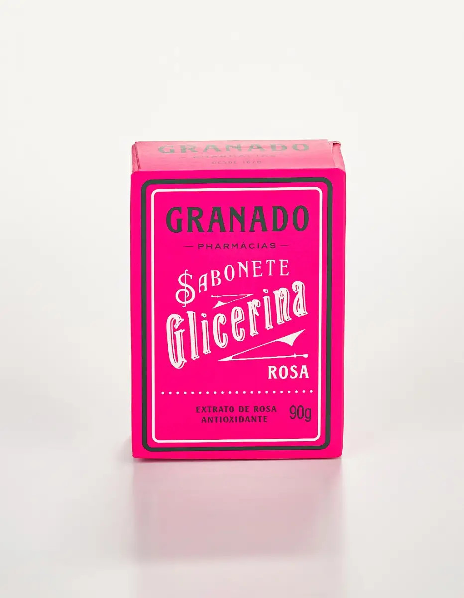 Granado Glycerin Bar Soap Rosa ( Rose Extract ) 90g / 3.17oz