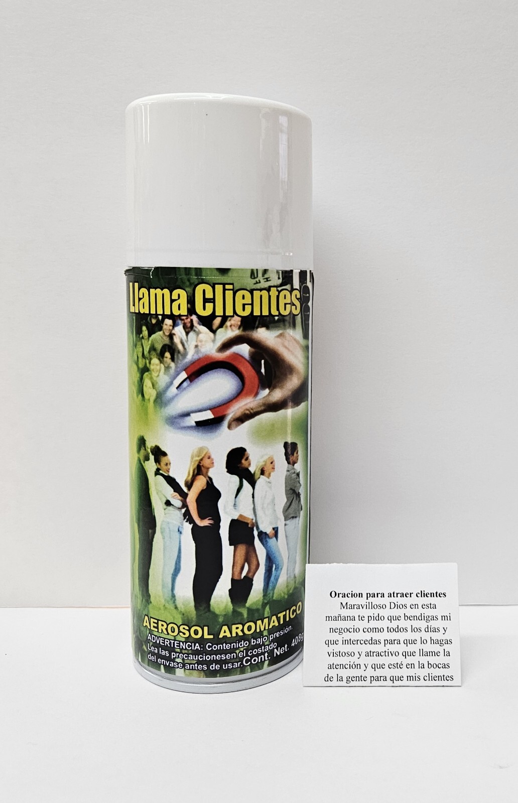 LLAMA CLIENTES SPRAY PARA CASA O NEGOCIO ATRAE DINERO Y SUERTE ORACION INCLUIDA