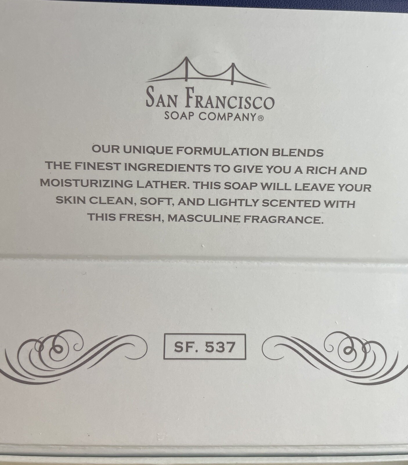 Man Bar-Coastal driftwood ￼fragrance 10oz.soap Bar-San Francisco Soap Company￼