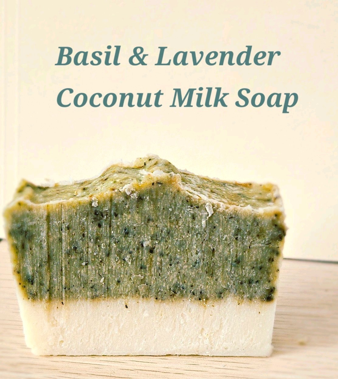 Handmade Basil & Lavender Coconut Milk Cold Process Soap