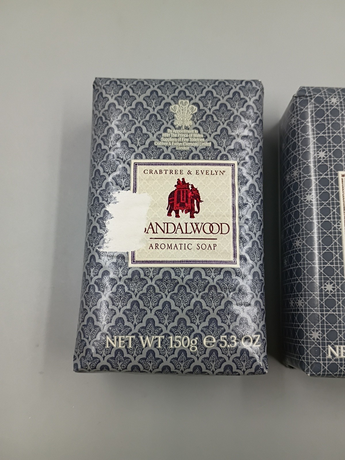 Lot Of Crabtree & Evelyn Nomad Moisturizing And Sandalwood Aromatic 5.3oz. Soap