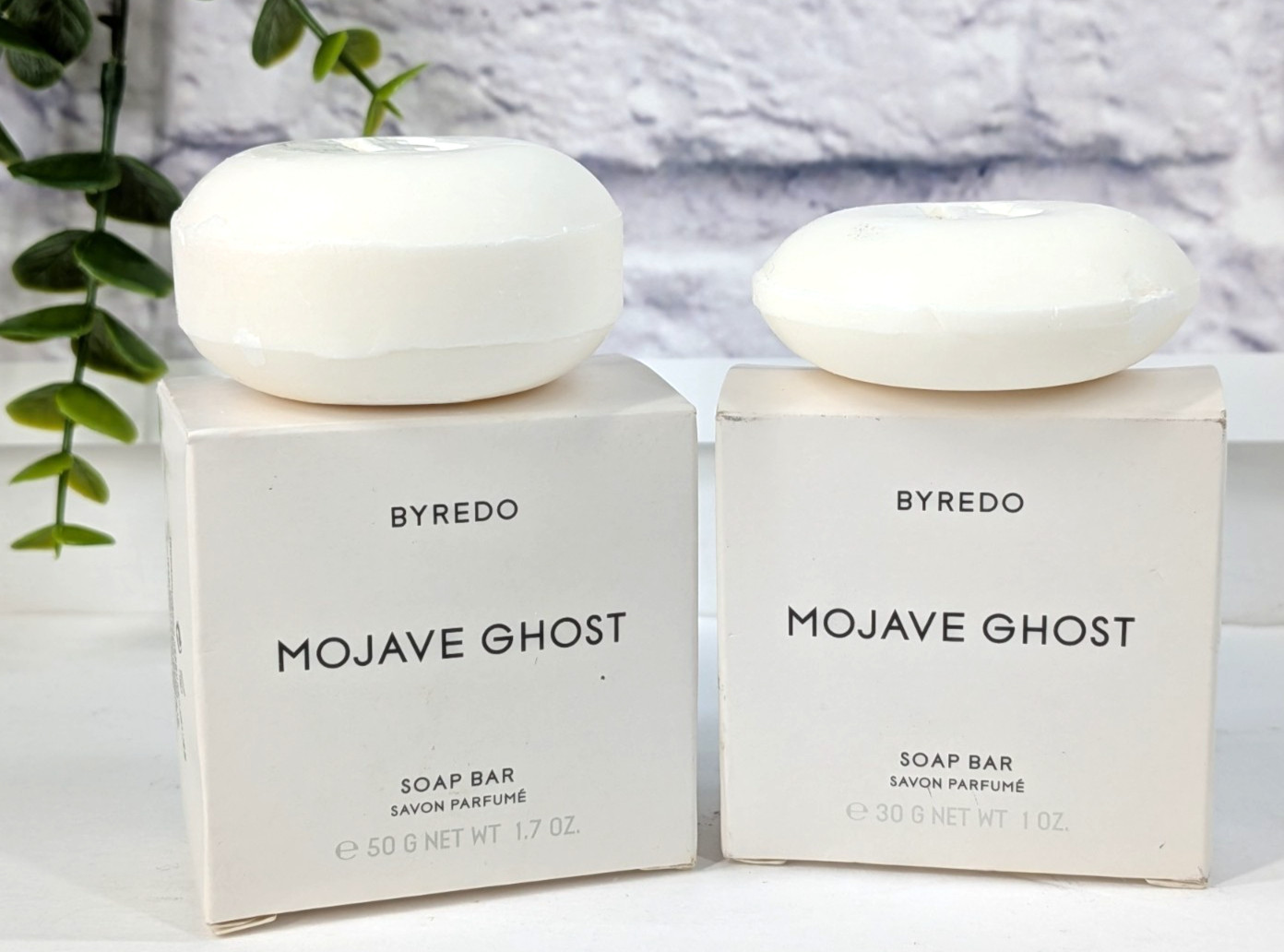 NIB BIG & TRAVEL🚨Byredo Mojave Ghost Soap Bar Bath Shower Cleanser 1.7oz + 1oz