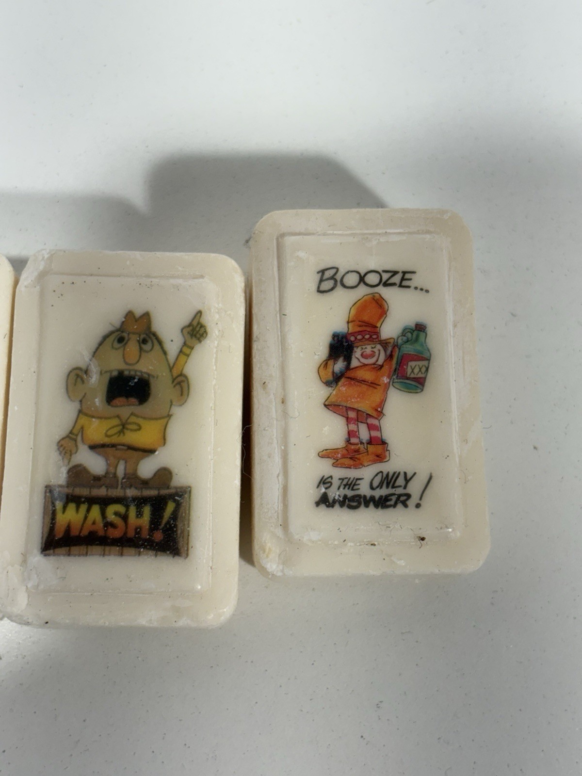 Vintage 4 Bars Katherine Gray Soap Funny Sex After , Bug Off, Wash, Booze Answer