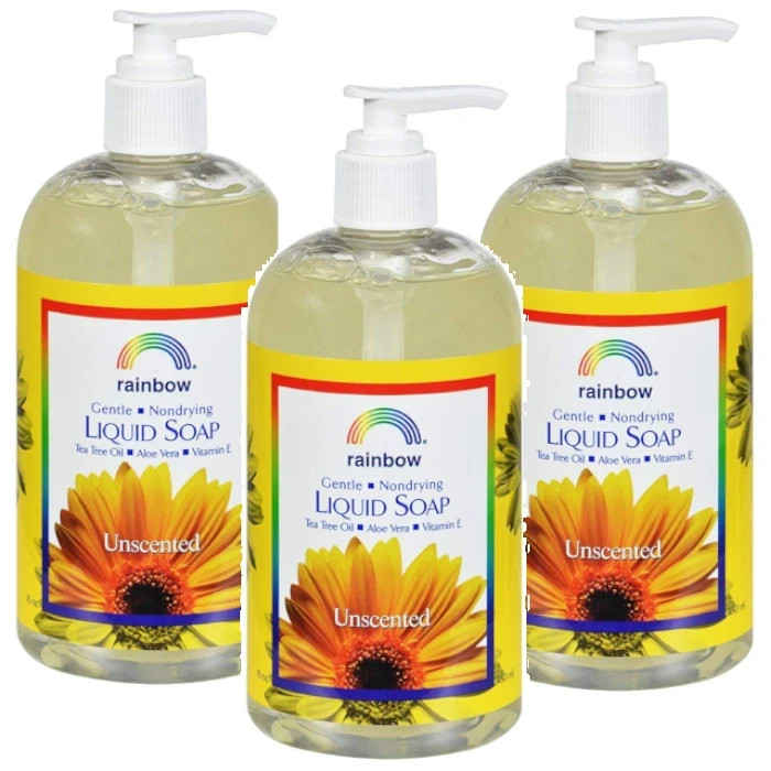 Rainbow Research Liquid Soap Unscented 16 oz Each (Pack of 3)