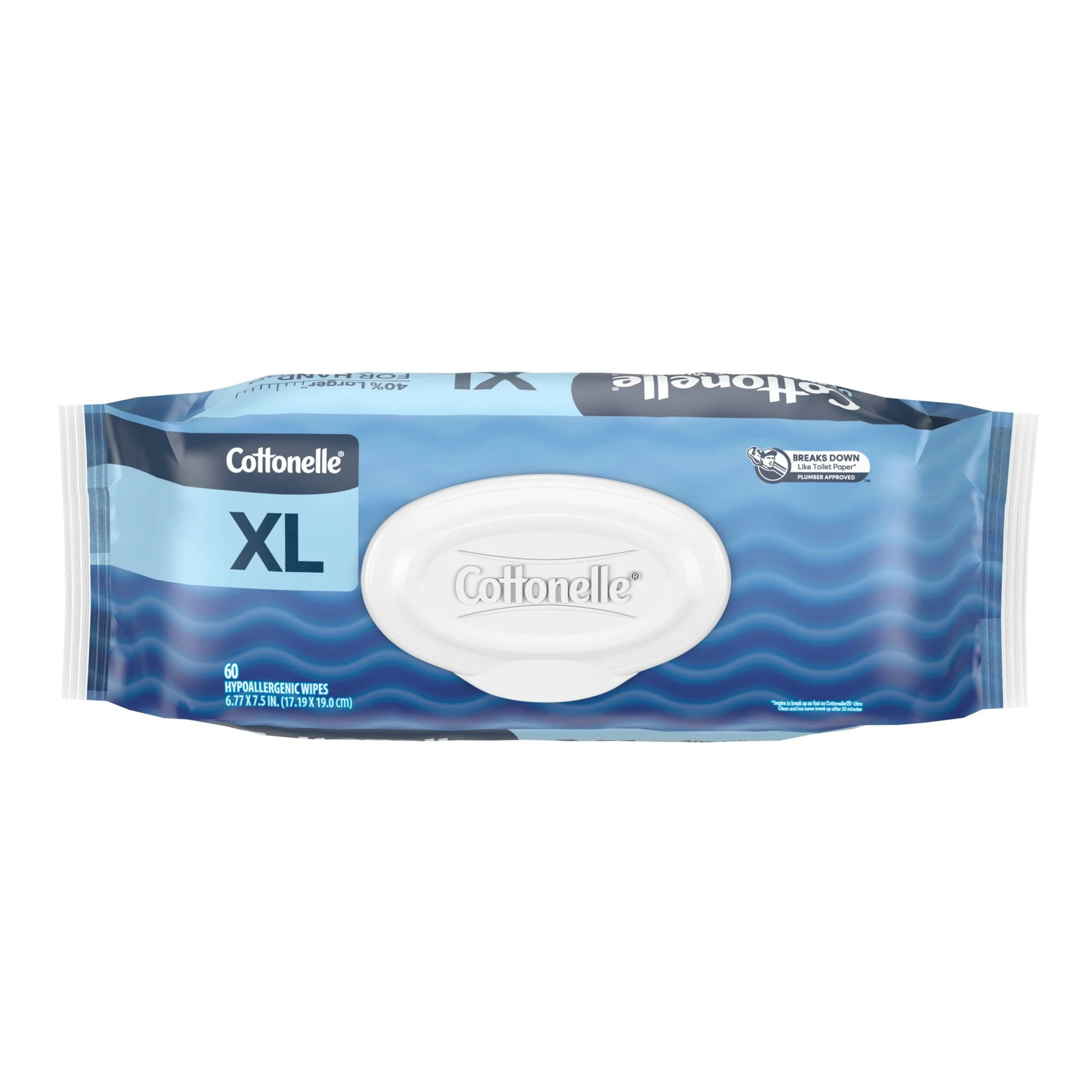 2 pack) Ultra Fresh XL Flushable Wet Wipes, 1 Flip- Pack
