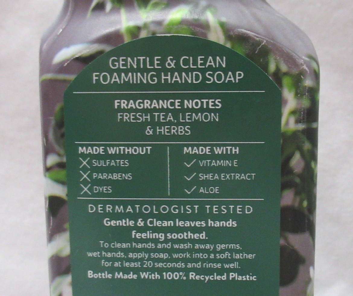 Bath & Body Works Gentle & Clean Foaming Hand Soap Set Lot of 2 WHITE TEA & SAGE