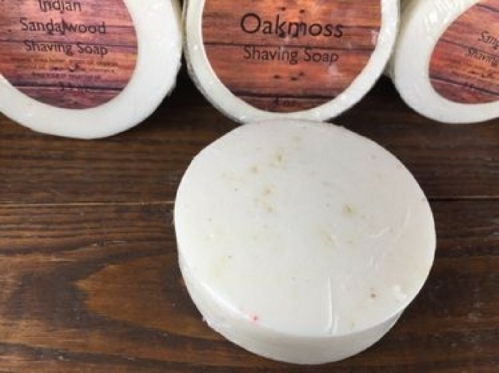 Organic Shaving Soap-Round Disc Perfect for Men’s Shaving Mugs 4 oz