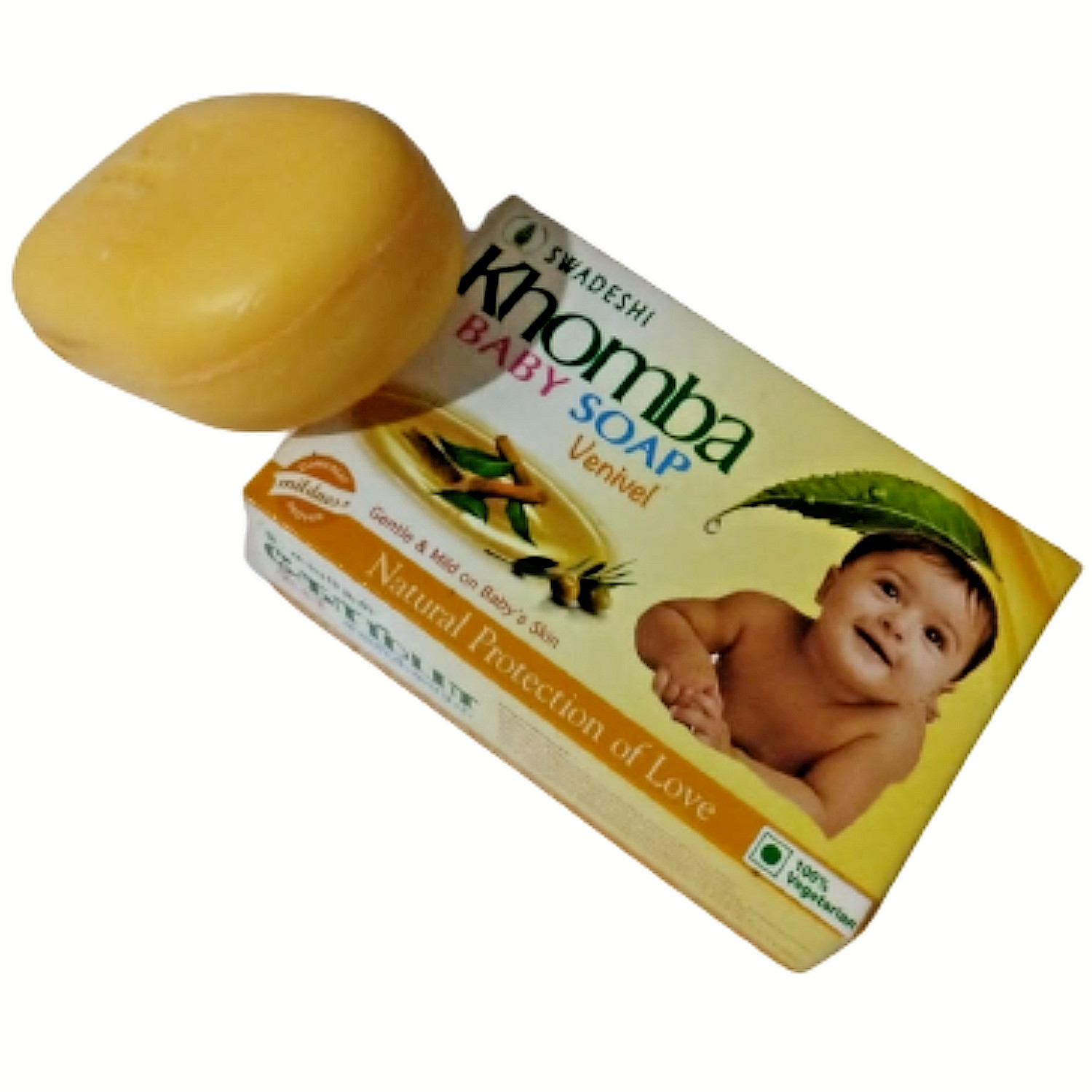 Swadeshi Neem(Khomba/ Margosa) Calumba(Venivel) Natural Herbal Baby Soap NEW