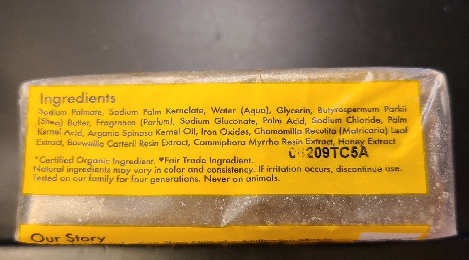 Shea Moisture Raw Shea Chamomile & Argan Oil Baby Eczema Bar Soap (5 oz)