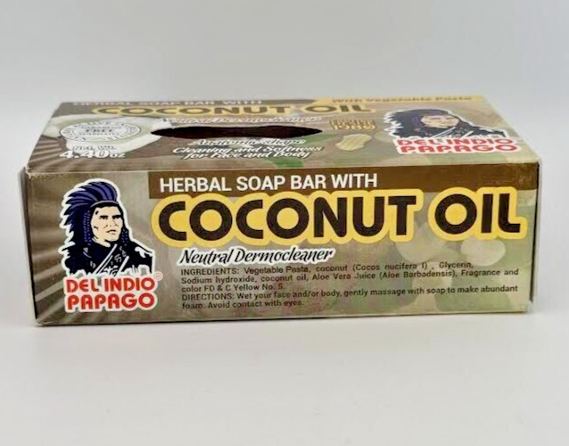 Del Indio Papago Coconut Oil Soap | Nourishing & Hydrating for Soft Skin