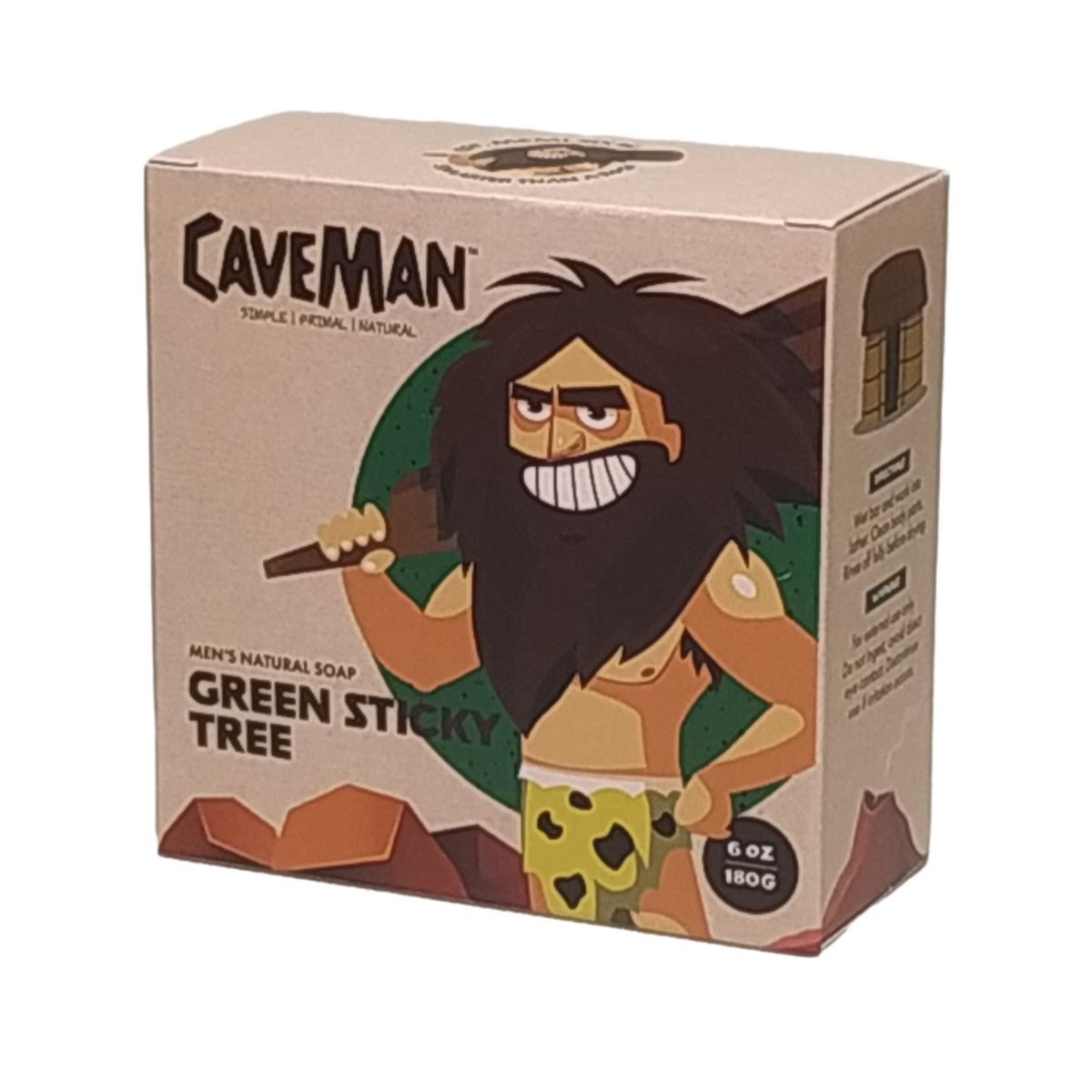 CaveMan Men’s Natural Soap – Moisturizing, Exfoliating, & Refreshing Bar Soaps