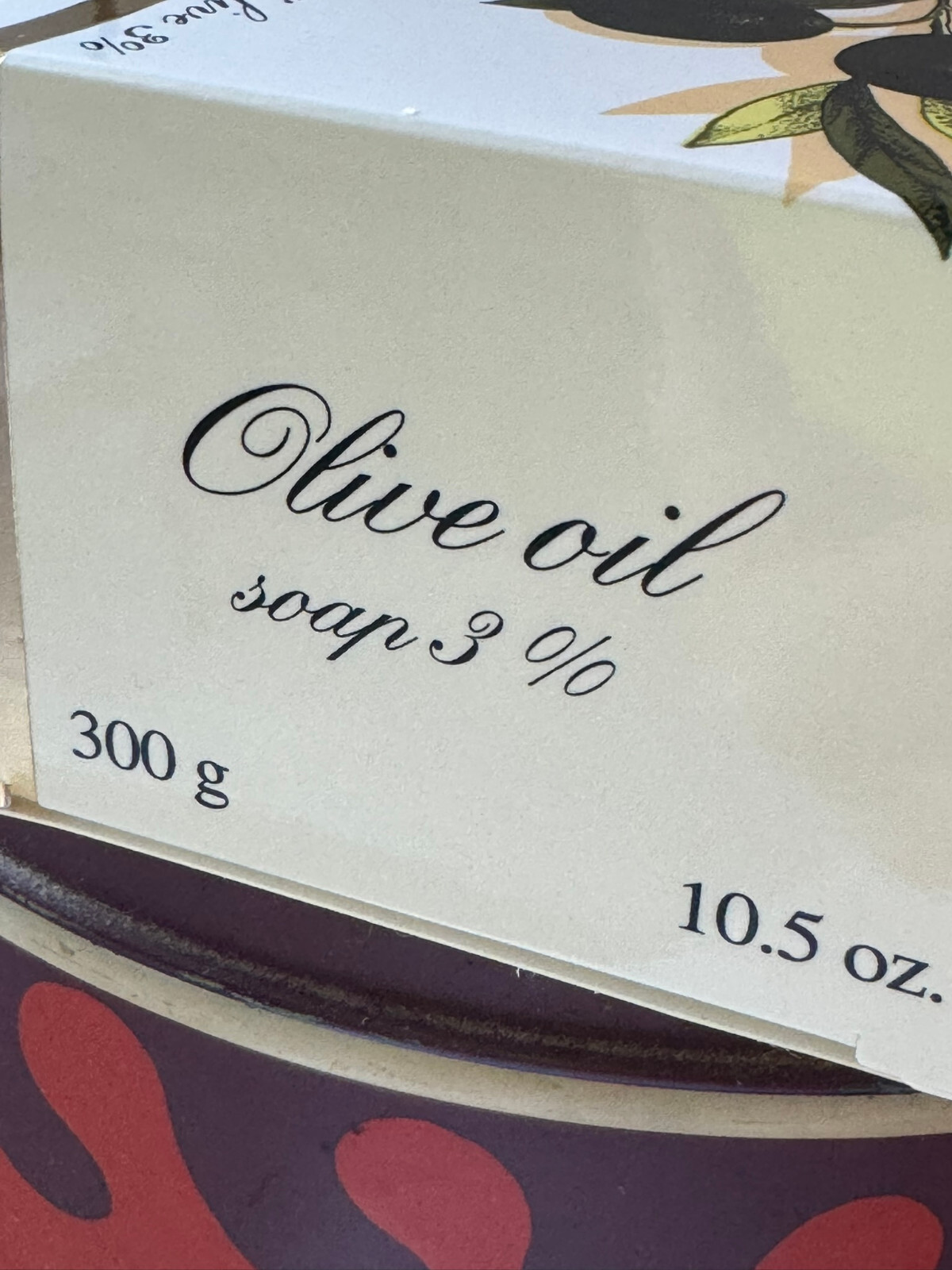 FRAGONARD OLIVE OIL VEGETABLE SOAP 3 % 300G ~ 10.5 OZ New in Box! France