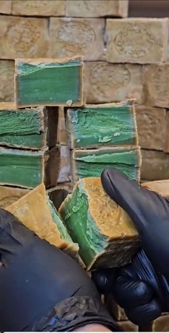 traditional soaps made from natural olive oil and natural laurel oil