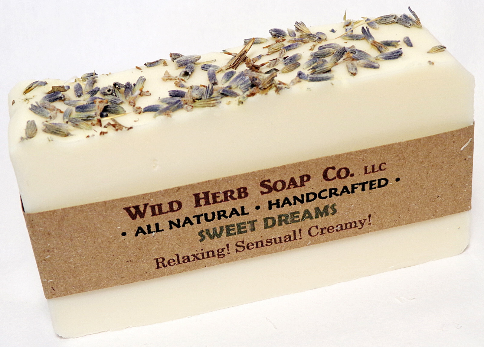 SWEET DREAMS Soap Bar: Topped with Lavender Buds | Great for Kids |Calming Blend