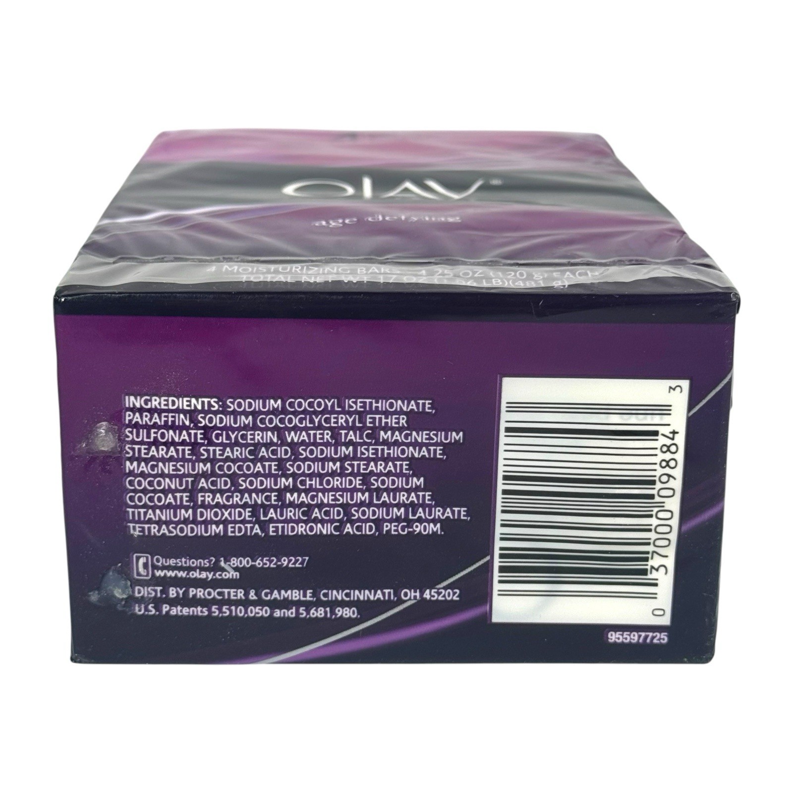 Olay Age Defying Moisturizing Bar Soap 4-pack – 4.25 oz each – Old Formula