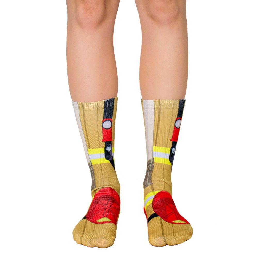 Living Royal Firefighter Crew Socks Model No. 7219C – 1 Pair