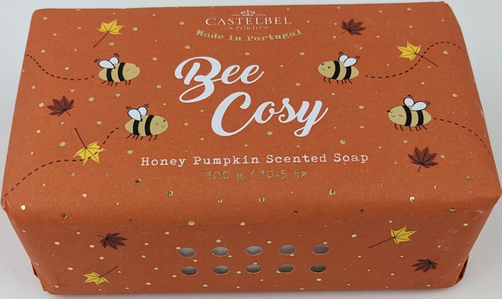 Castelbel Be Cosy Honey Pumpkin Scented Soap Large 10.5oz. Bar
