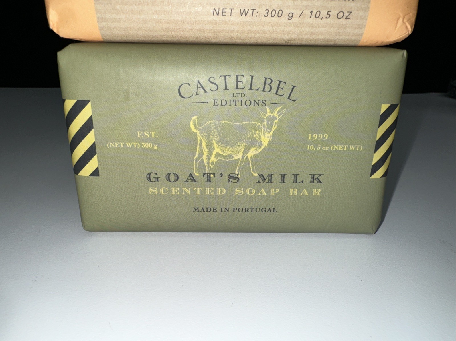 2 PACK-Castelbel Porto Goat’s Milk Scented Soap Bars Honey Scented 10.5 oz 300g
