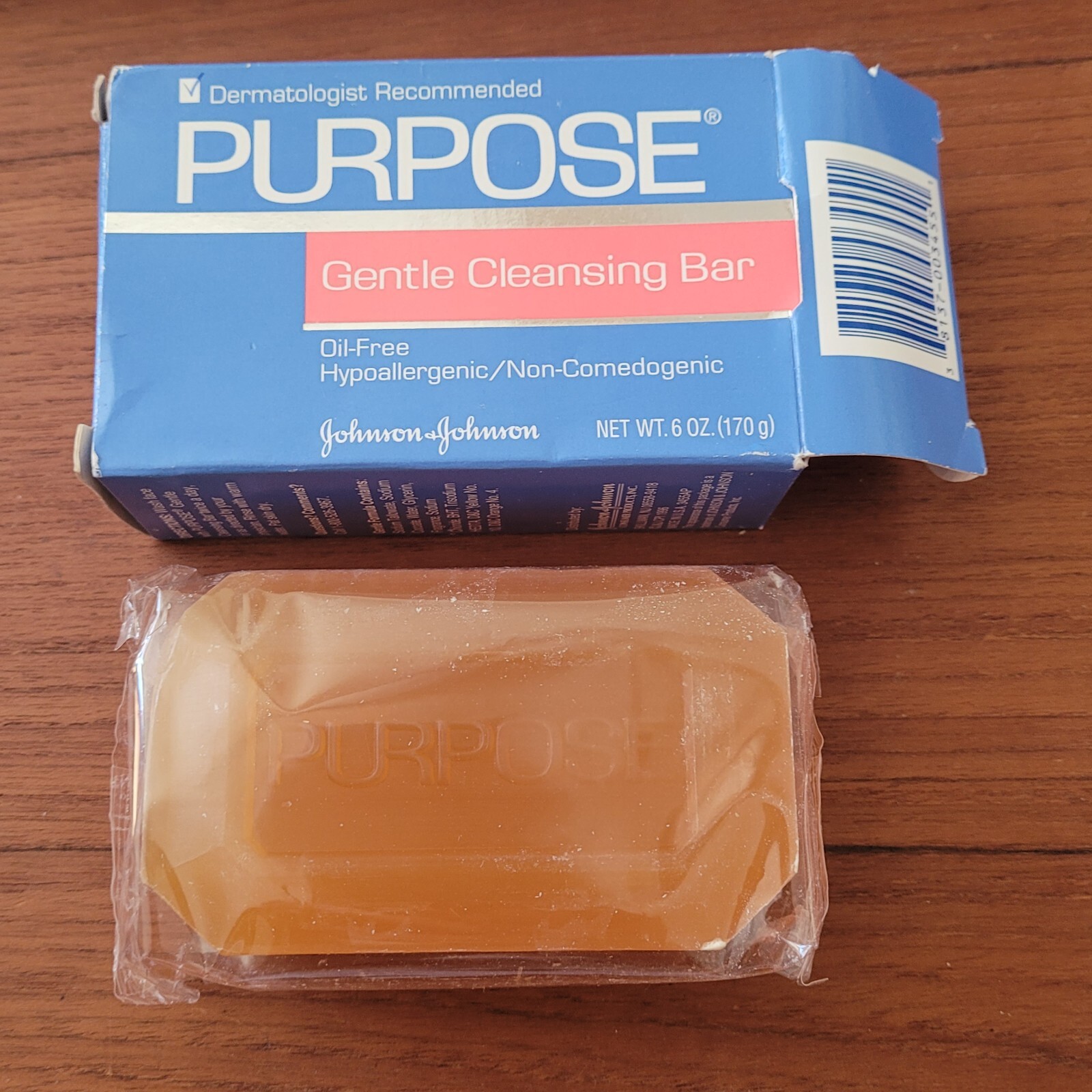 Large Vintage Purpose Soap 1996 Gentle Cleansing Bar NOS 6 oz Sealed