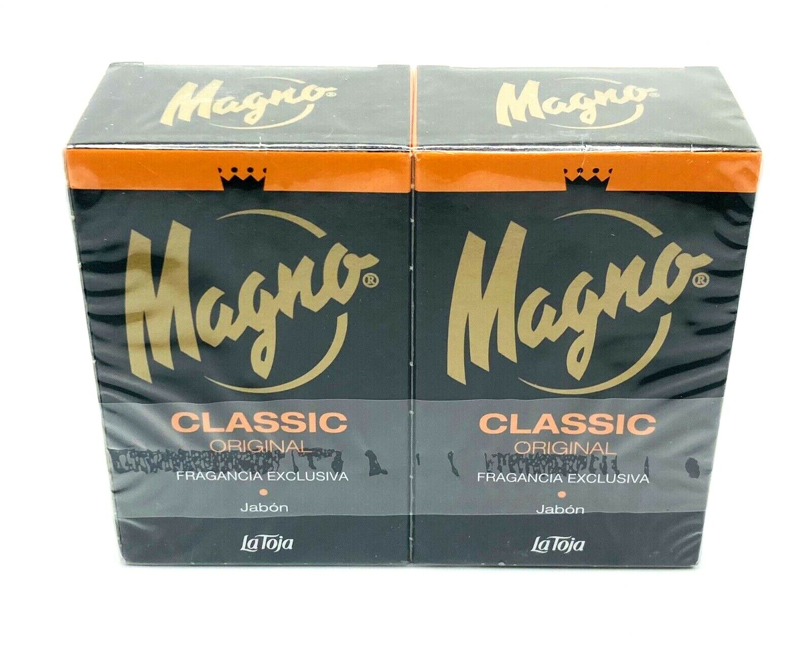 (Pack of 2) Magno Original Classic Scented Bar Soap 3.5 oz