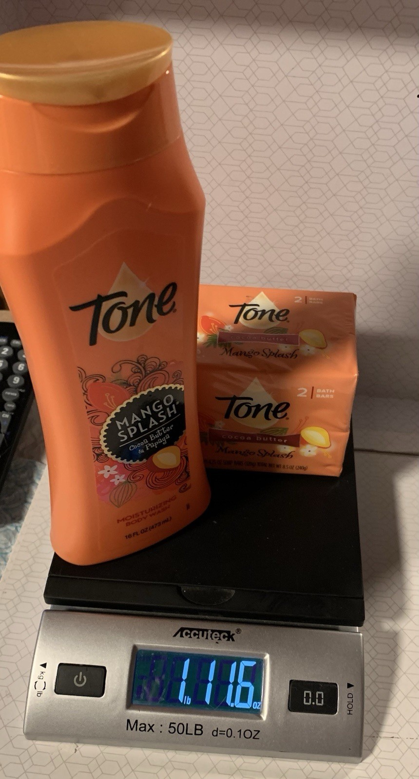 Tone MANGO SPLASH Bar Soap + Body Wash Cocoa Butter 2 4.25 oz bars NEW htf rare