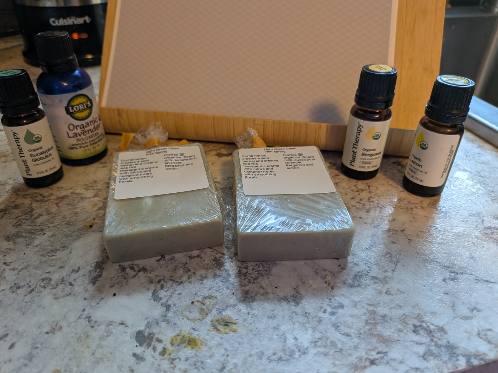 Organic Zesty Lavender Eucalyptus Soap