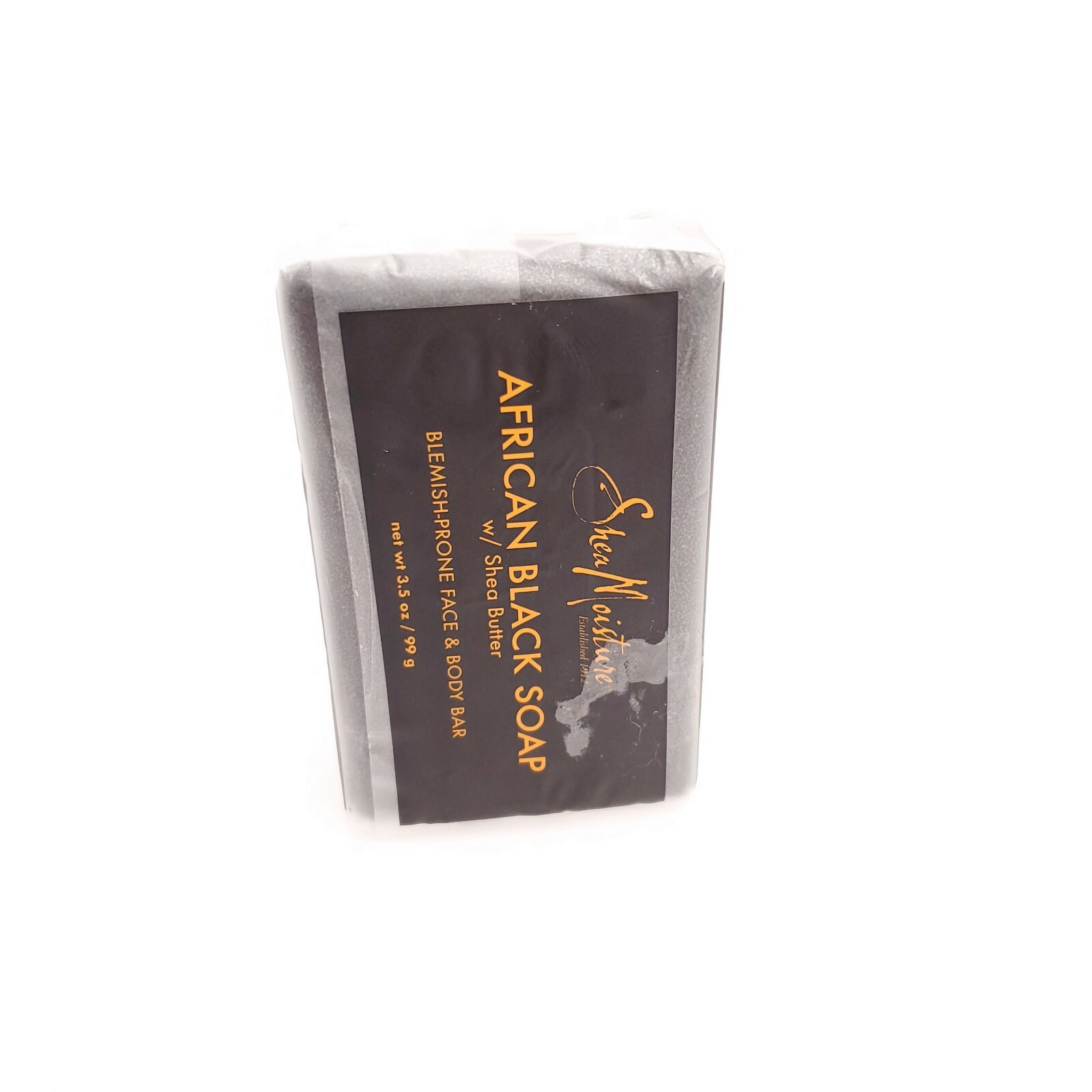 African Black Soap Shea Butter Moisture Blemish Face & Body Bar USA Seller