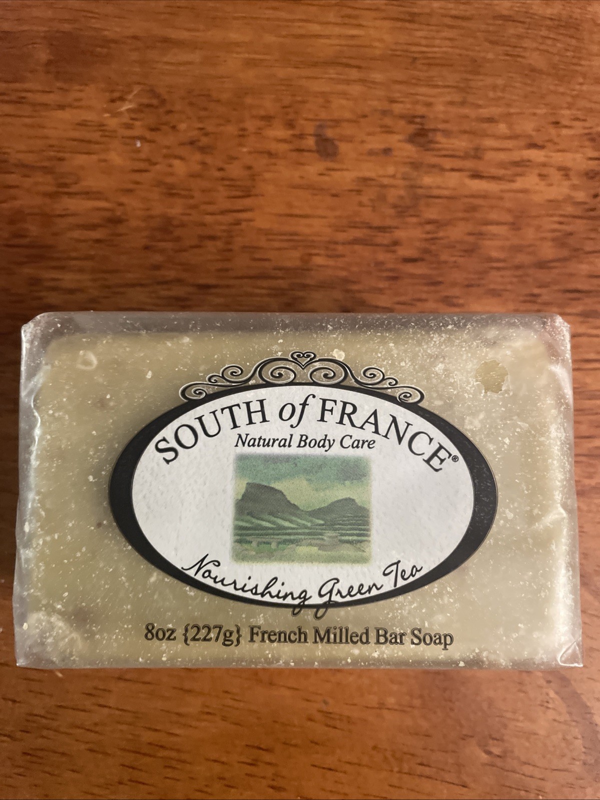 South Of France French Milled Bar Soap Green Tea Cruelty Free 227g 7.5oz
