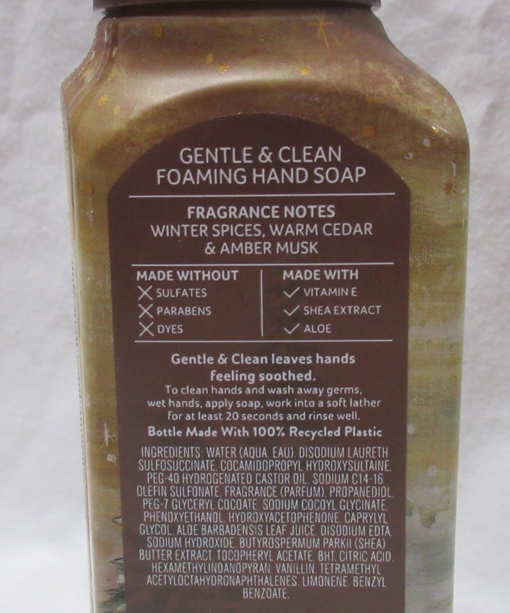 Bath & Body Works Gentle & Clean Foaming Hand Soap Lot Set 2 COZY WINTER COTTAGE
