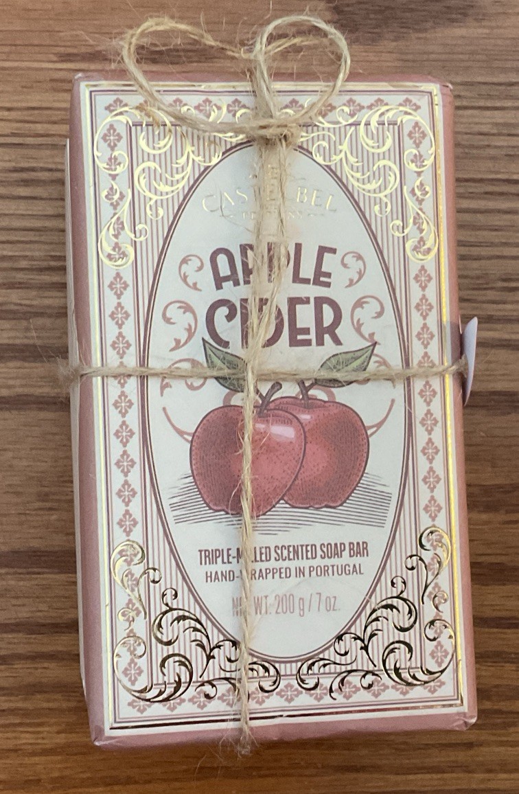 2 Pack Castelbel Apple Cider Triple Milled Scented 2 x 7 Oz Soap Bars NIP