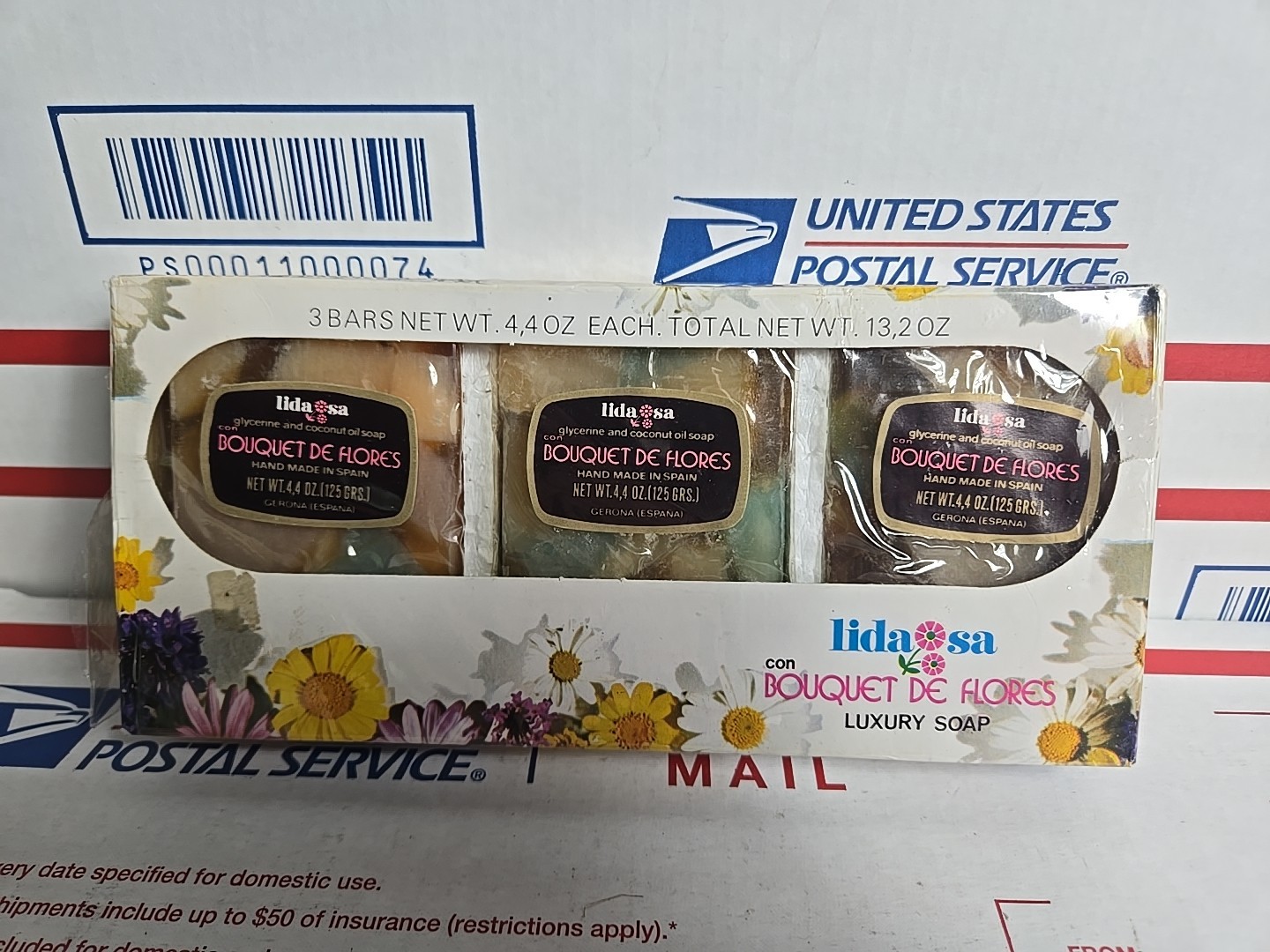 Lidasa Bar Soap 3 Pack, 4.4 Oz Each, Bouquet De Flores Luxury Soap Set, Spain