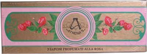 Italy’s ATHENA’S SOAP SET Boxed 3-100g PLEATED Bath Bars – Choice of 3 Scents