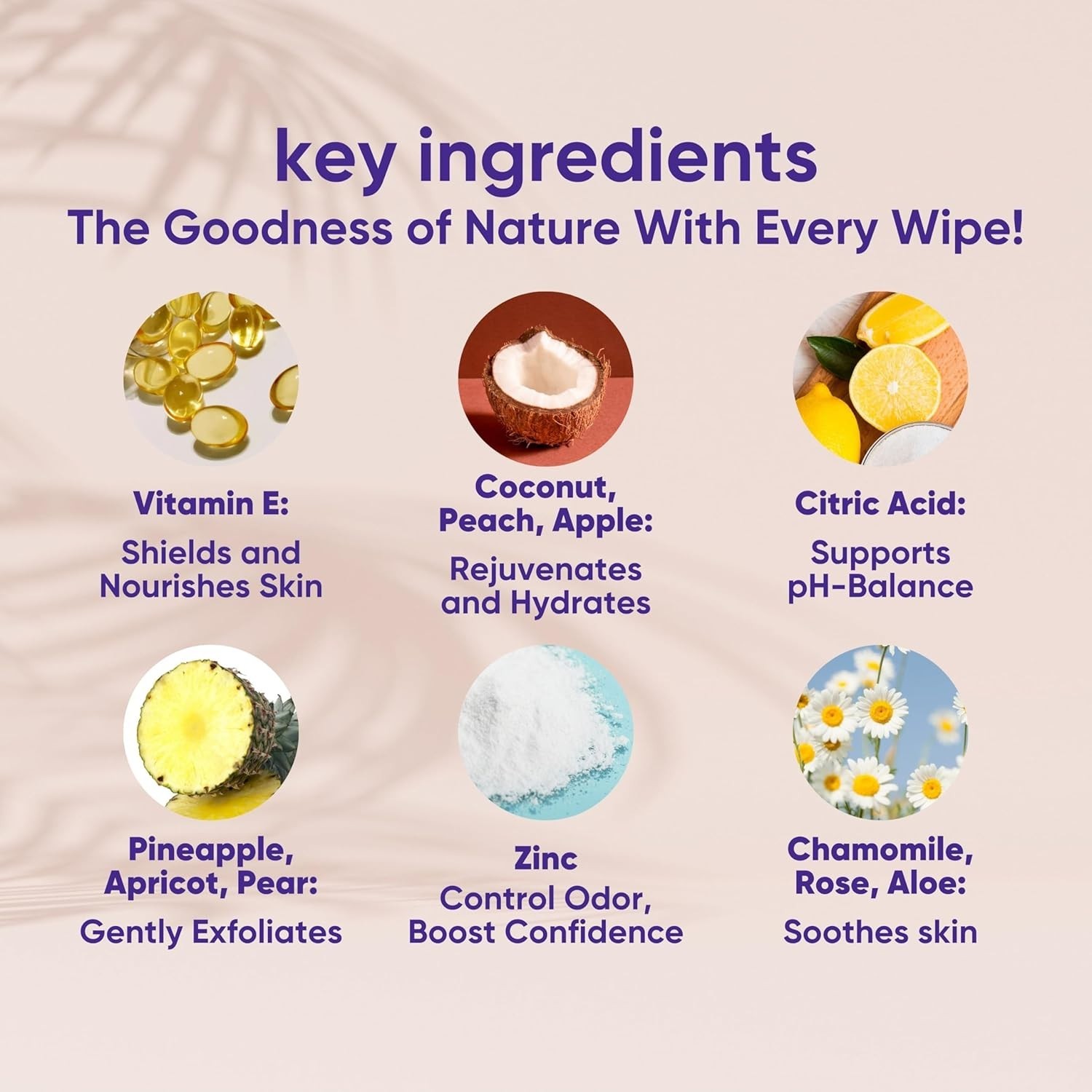 Violet Vibes Coconut Rose Wet Wipes for Women 160 ct | Flushable & Sensitive Ski
