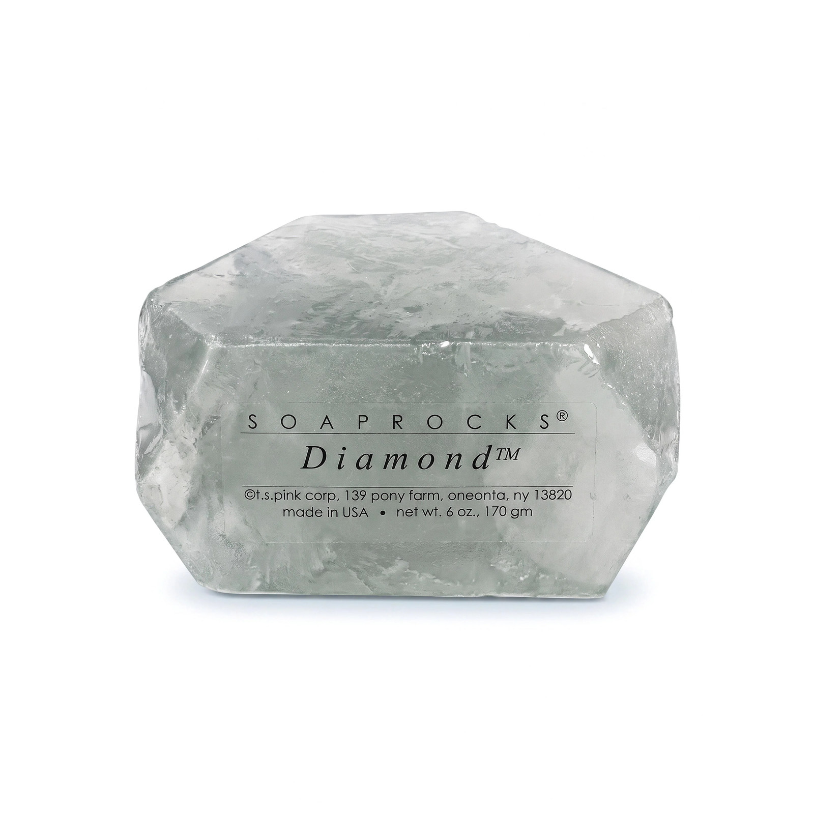 SoapRock April Birthstone – Diamond (Large SoapRock 6-8 oz)