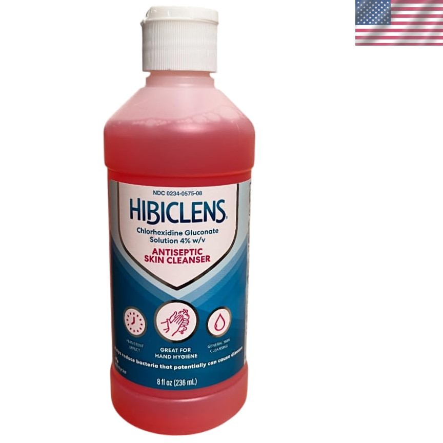 Unscented 8oz Antiseptic Skin Cleanser – Antibacterial Action for All Skin Types