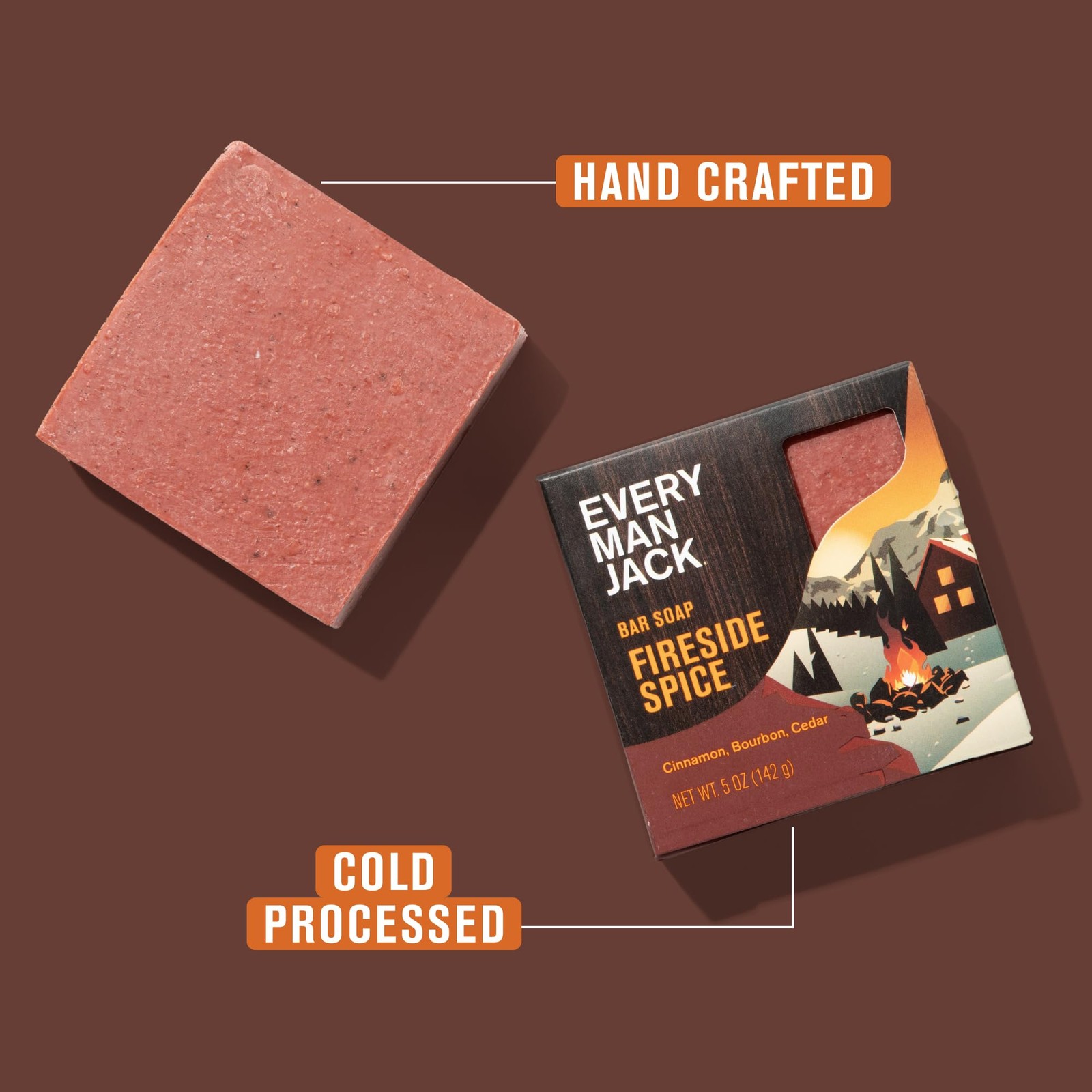 Cold Processed Mens Bar Soap Variety Gift Set – Invigorating Winter Scents – …