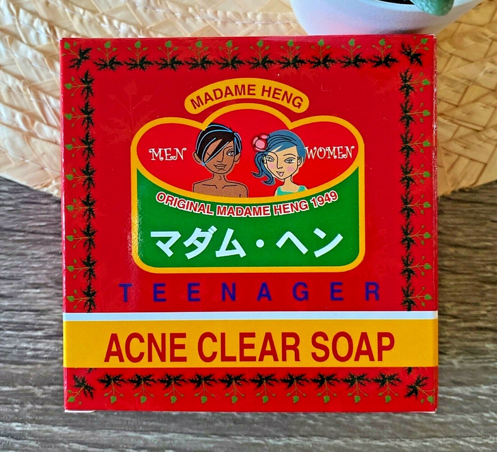 6X 150g Acne Clear Soap Original Madame Heng Facial Body Cleaning Anti Pimples