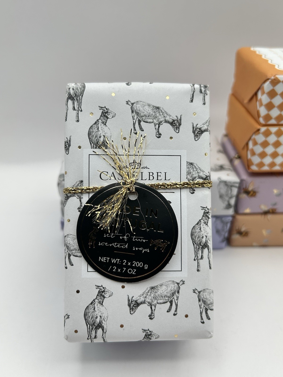 8 Pack Castelbel Bar Soap 7oz Goats Milk / Wild Lavender / Pure Honey / Scented