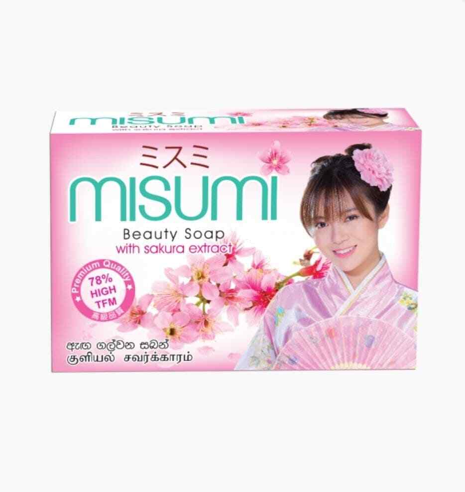 Misumi Soap Sakura Scent Skin Smoothing soften, silky skin beautiful bright skin