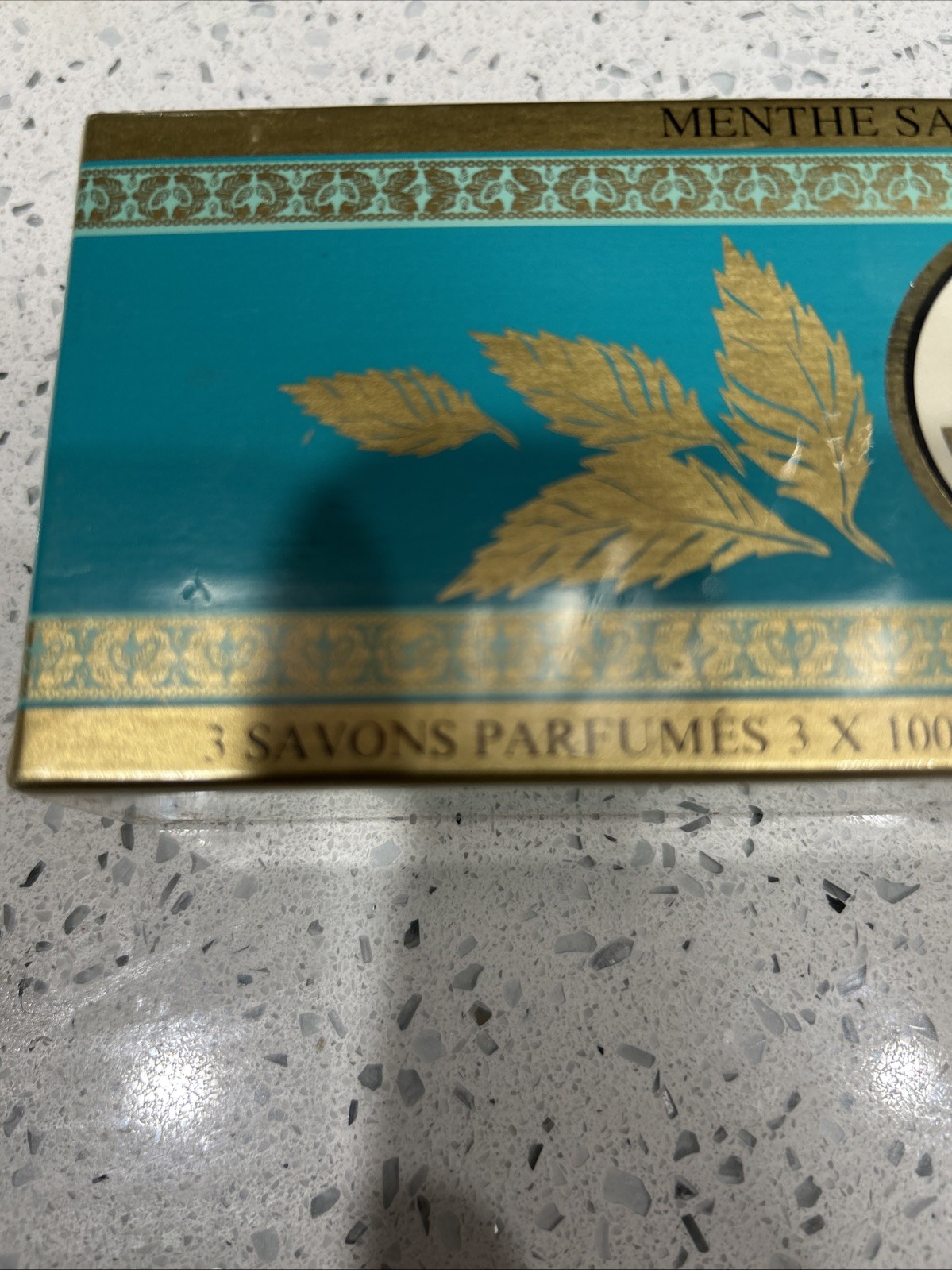 Vintage Roger & Gallet Wild Mint Savons Perfumed Soaps 3 X 3.5 oz.