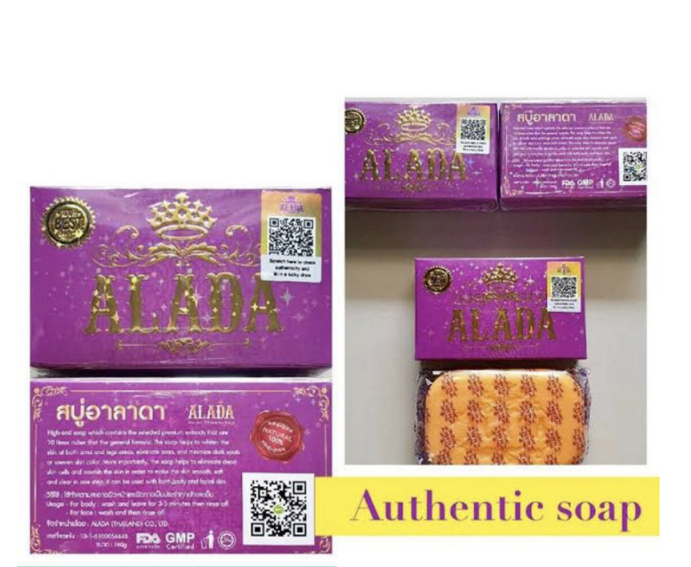2 x 160 g ALADA Whitening Soap Authentic 100% Naturals Nourishing & Moisturizing