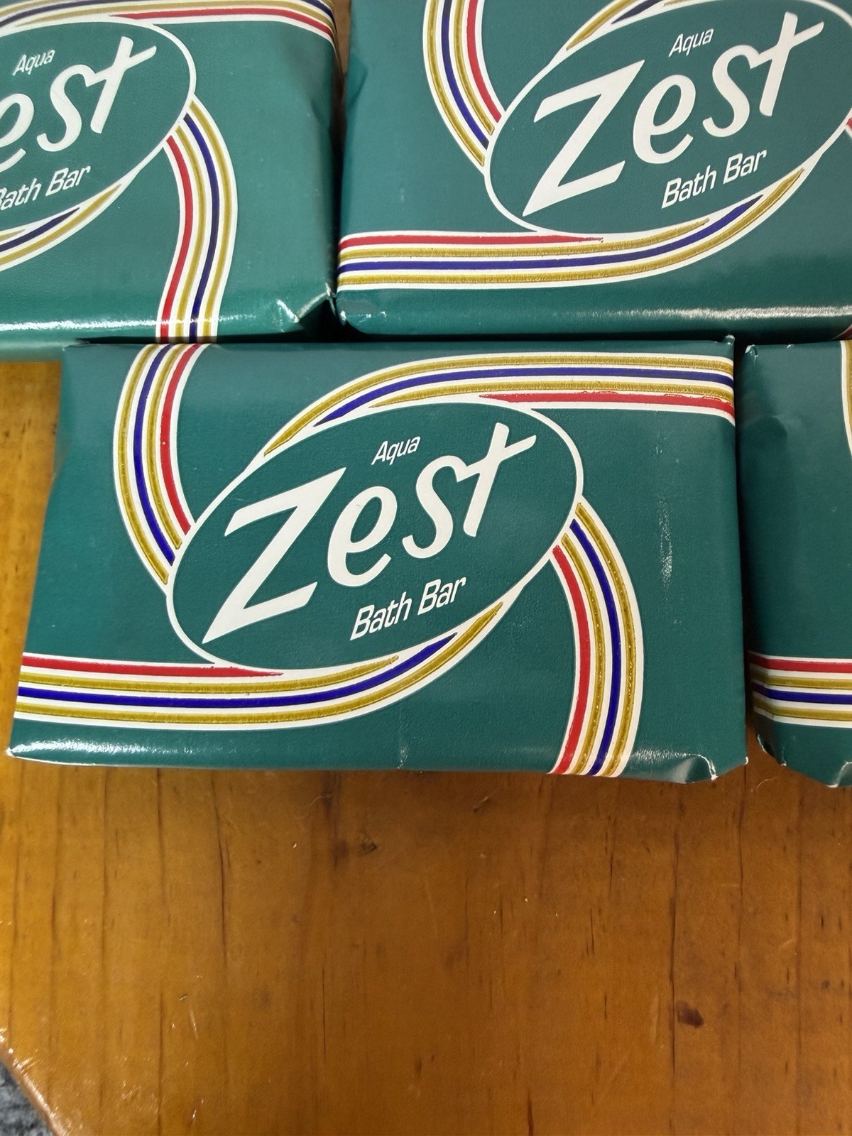 Lot of 6 Zest Aqua Bath Bar Soup 1.48 oz Each-Made in Canada-Loews Cabana Bay Ex