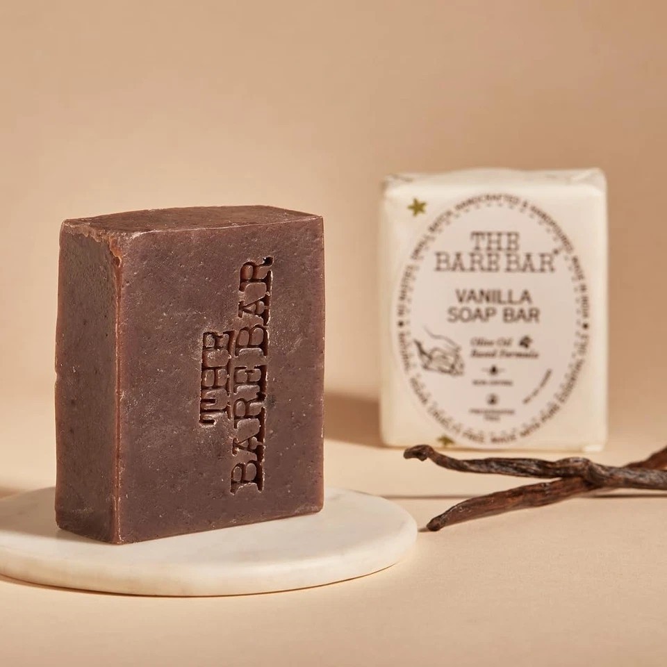 The Bare Bar Vanilla Soap For All Skin Types 100gm h211